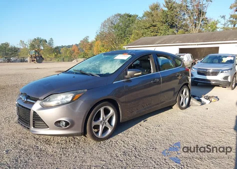 2013 Ford Focus Titanium из США, поврежденный, VIN 1FADP3N25DL182426